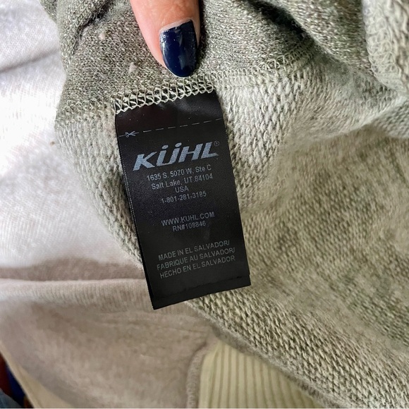 Kuhl Women Cowl Neck Raglan Long Sleeve Sweater Dress in Gray Size Small - Picture 5 of 6